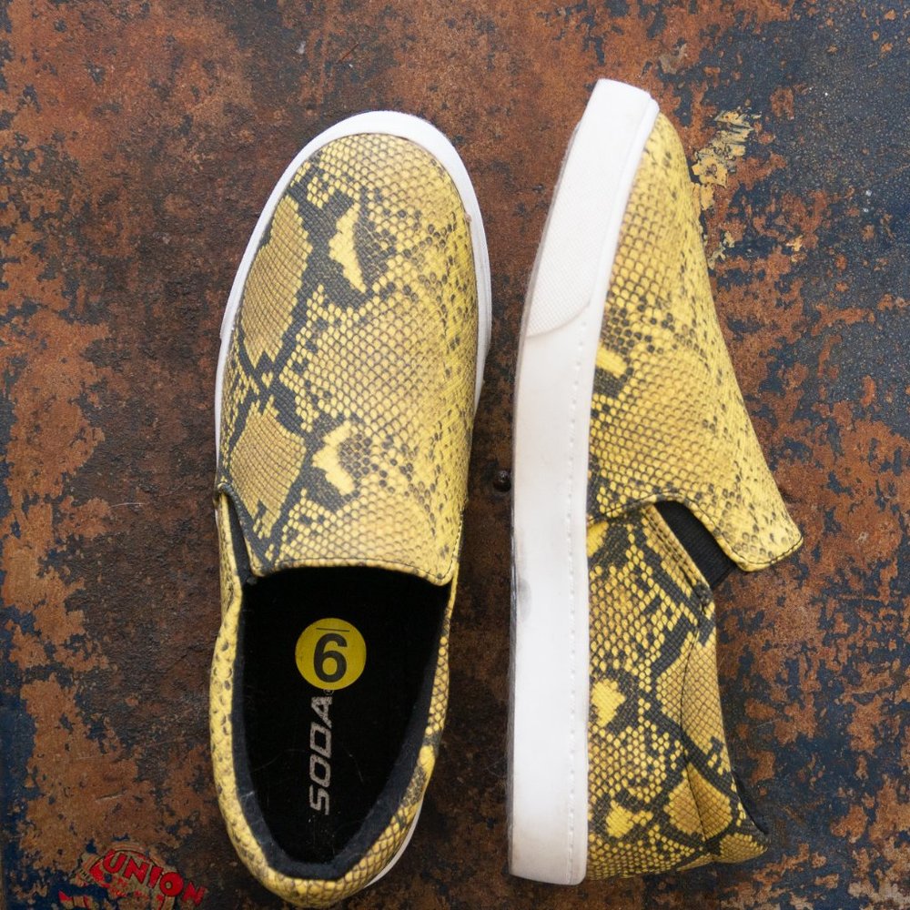Snake Pattern Slip Ons - Picture 2 of 2